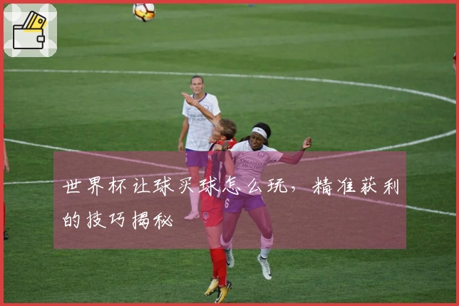 世界杯让球买球怎么玩，精准获利的技巧揭秘